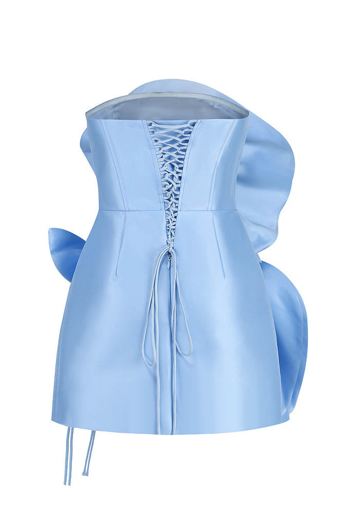 Venus Flowers Strapless Mini Dress