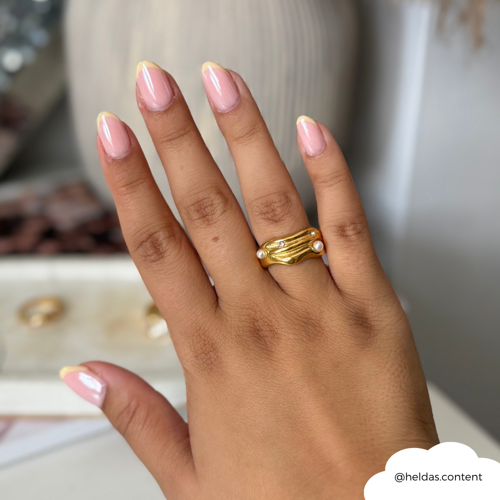 Tide Set İnci Yüzük