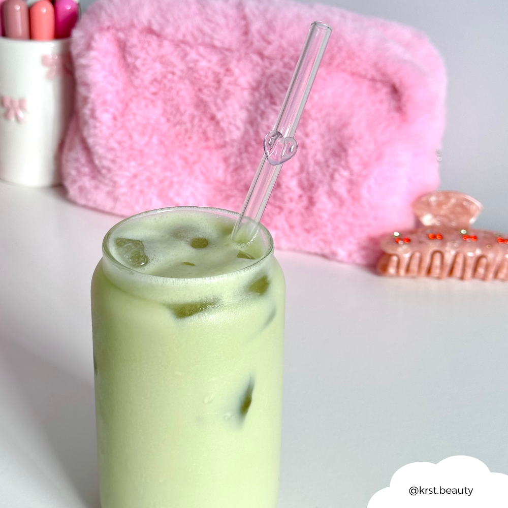 Cam Pipet Seti - Pembe Kalp