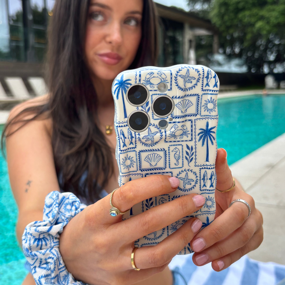 Wavy Phone Case - Malibu Drive