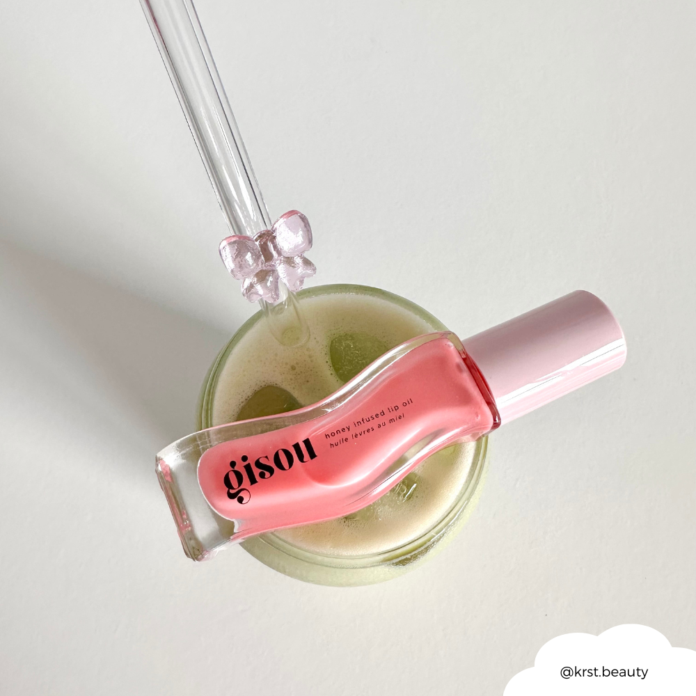 Cam Pipet Seti - Pembe Kurdele