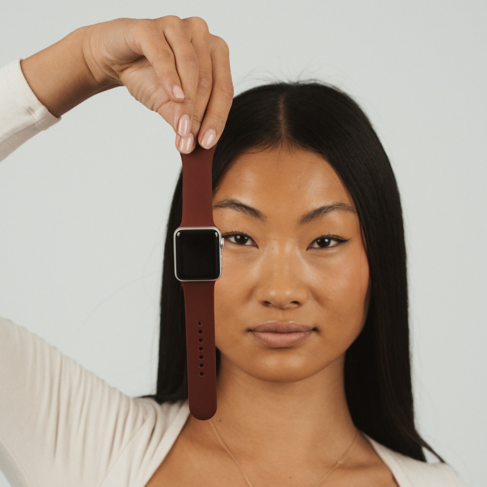 NAKD Apple Watch Kayışı - Bordo