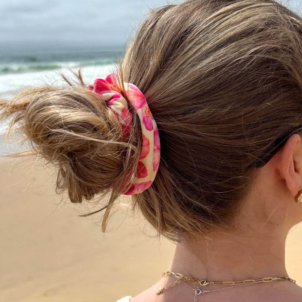 Ada Kızı Tereyağı Sarısı Hibiskus Saç Tokası