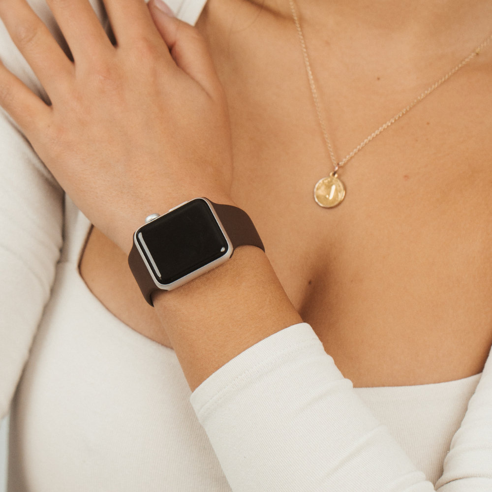 NAKD Apple Watch Kayışı - Çikolata