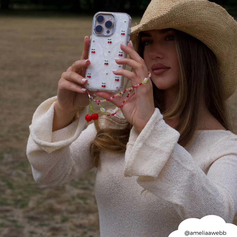 Kiraz İnci Telefon Kılıfı