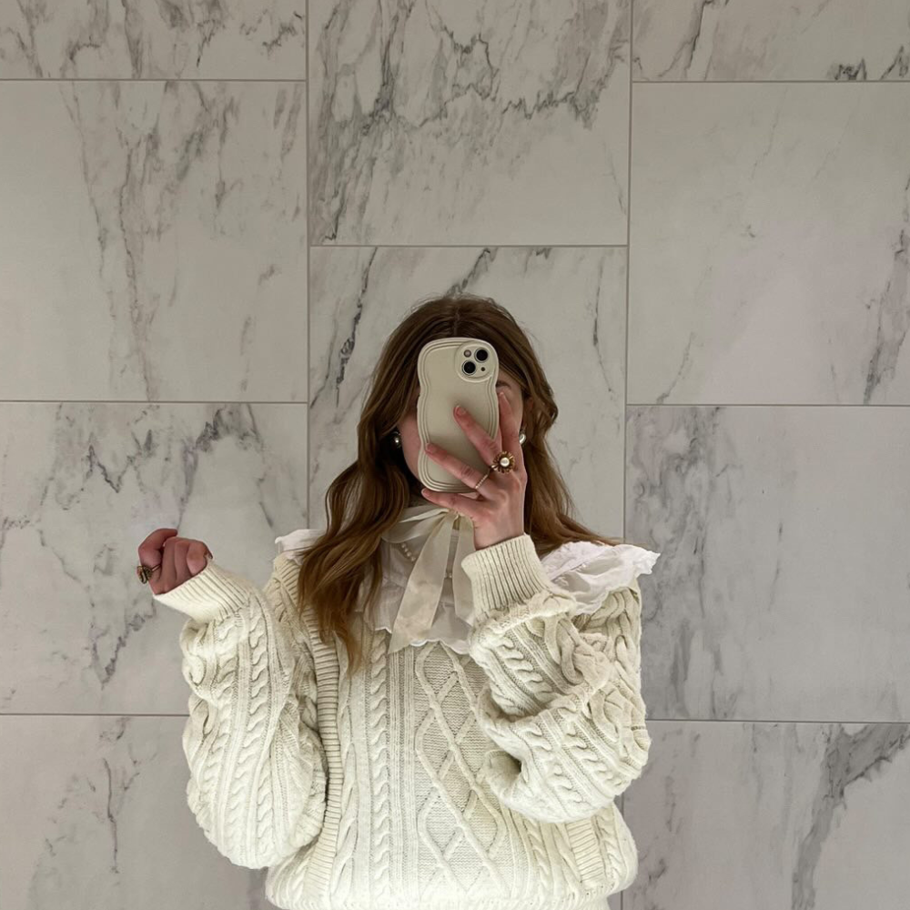 NAKD Kavisli Telefon Kılıfı - Vanilya