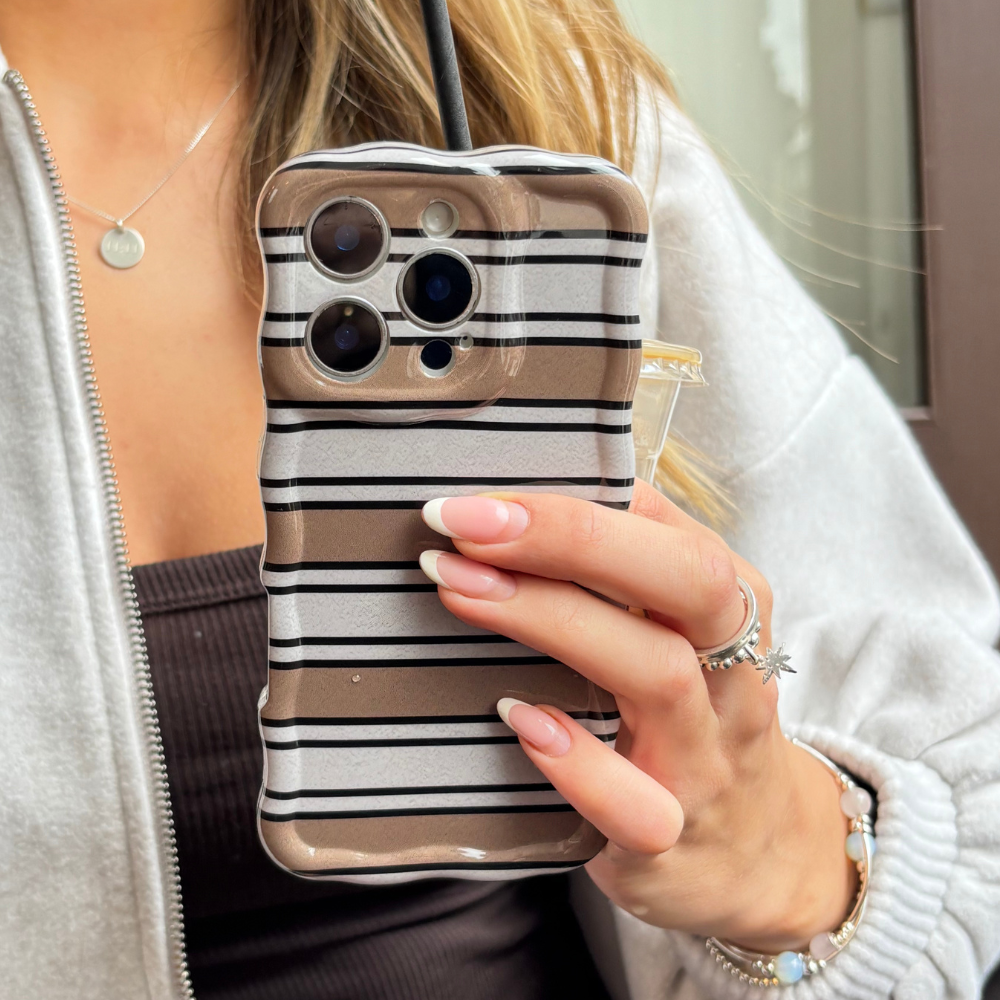 Wavy Phone Case - Retro Stripes