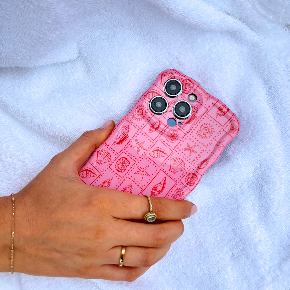 Wavy Phone Case - Seashell Riviera