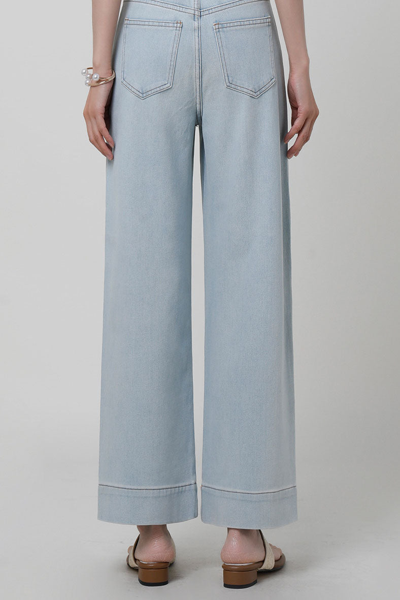 High-Waist Wide-Leg Jeans