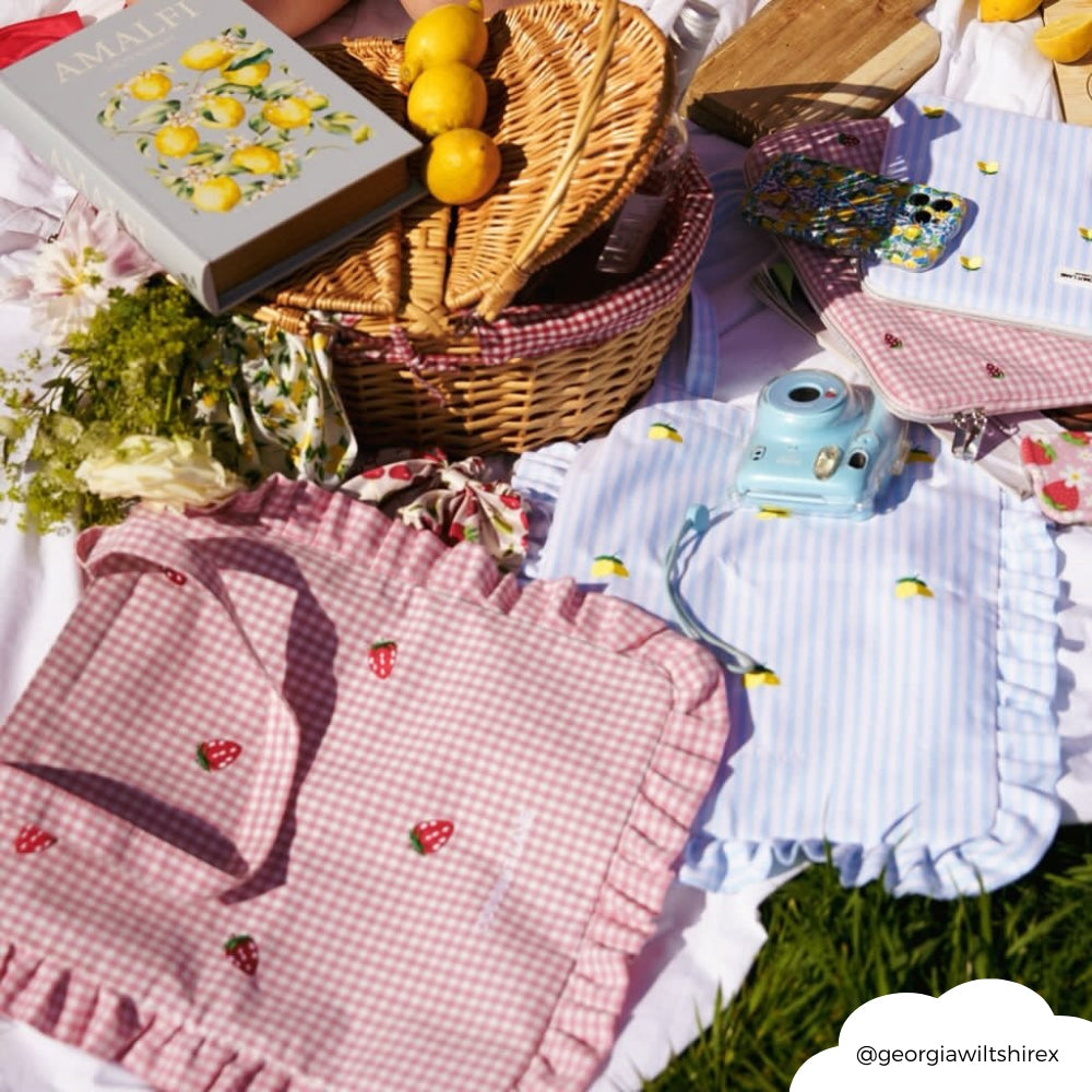 Tote Bag - Strawberry Picnic