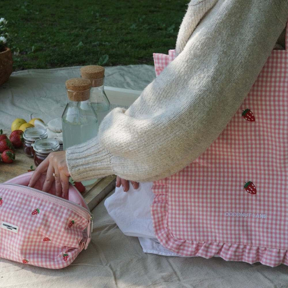 Tote Bag - Strawberry Picnic