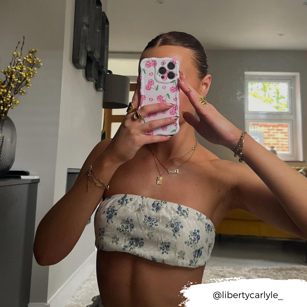 Dalgalı Telefon Kılıfı - Disko Kirazları