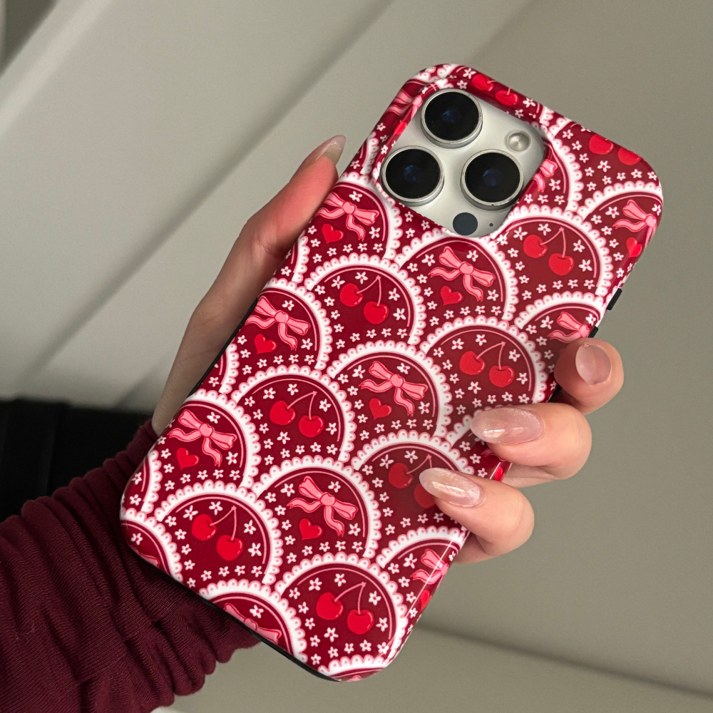 Tough MagSafe® Phone Case - Cherry Lace