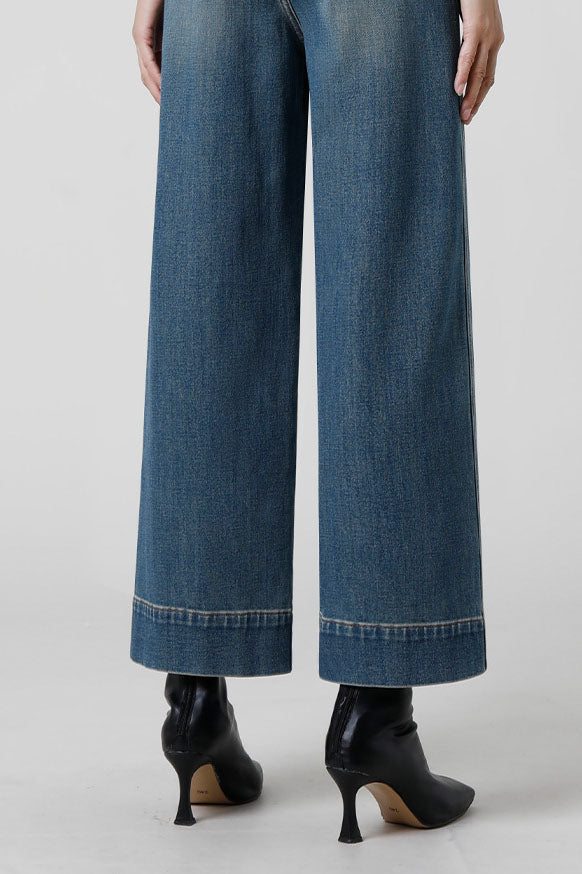 Petite High-Waist Wide-Leg Jeans