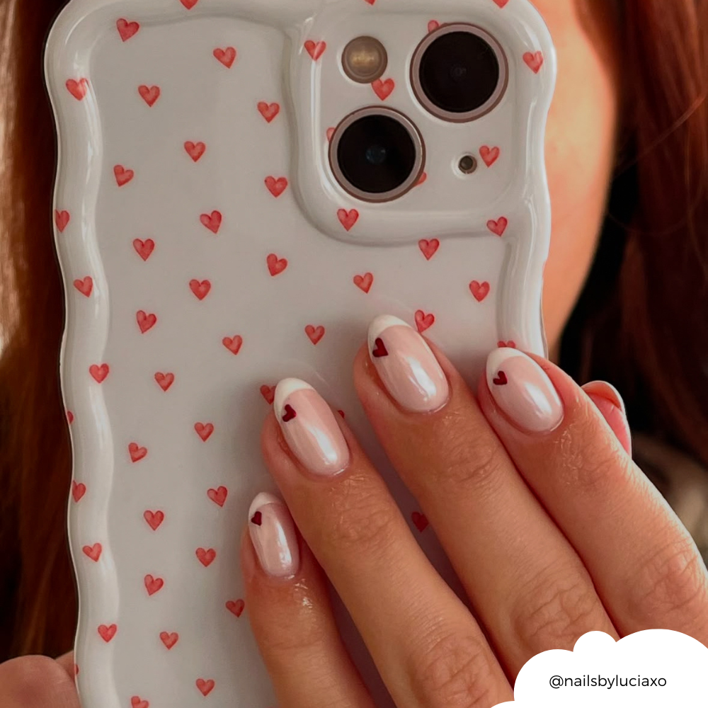 Wavy Phone Case - Mini Hearts