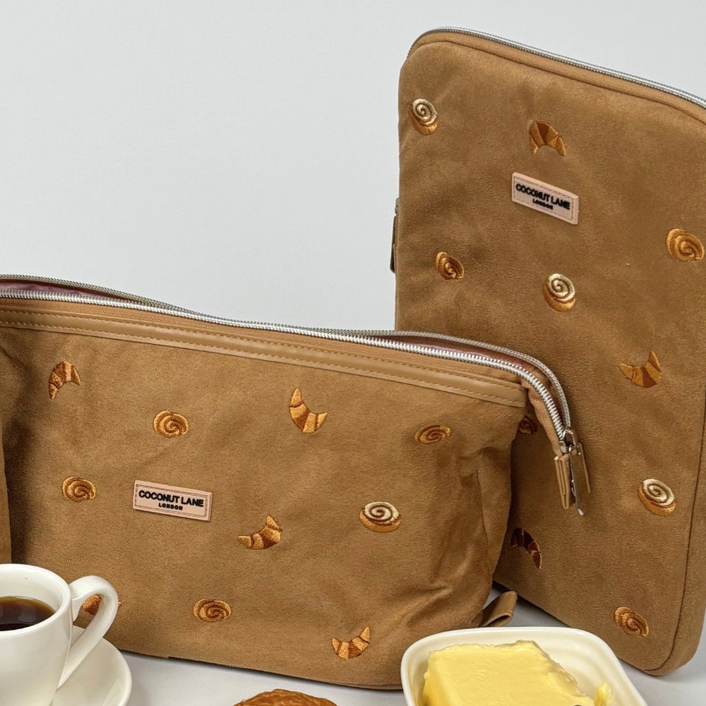 Suedette Croissant Club - iPad Sleeve