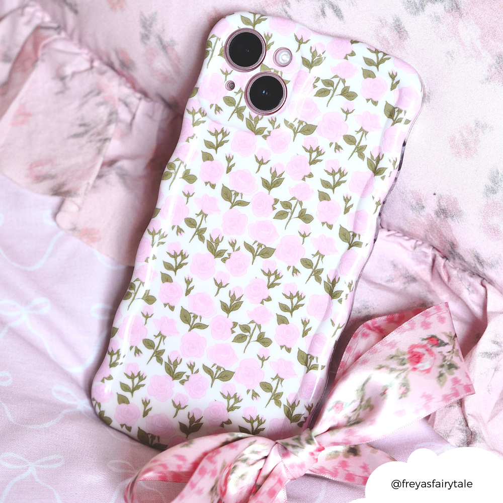 Dalgalı Telefon Kılıfı - Buy Me Roses Bebek Pembesi