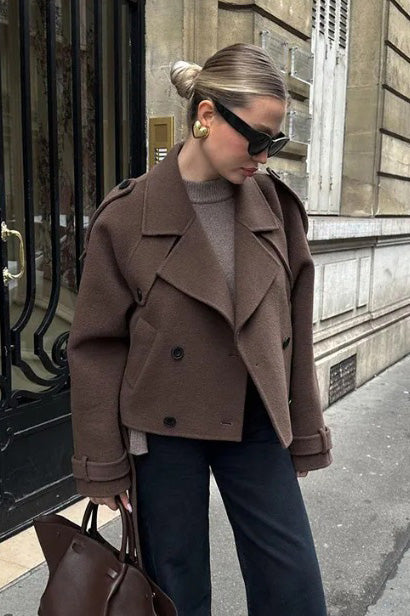 Classic Notch Lapel Wool Jacket