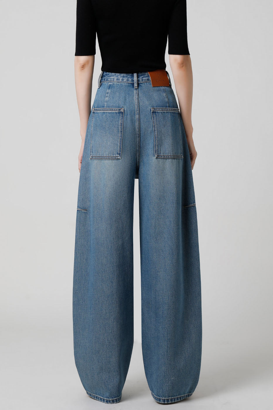 Designer High-Waist Arc Jeans