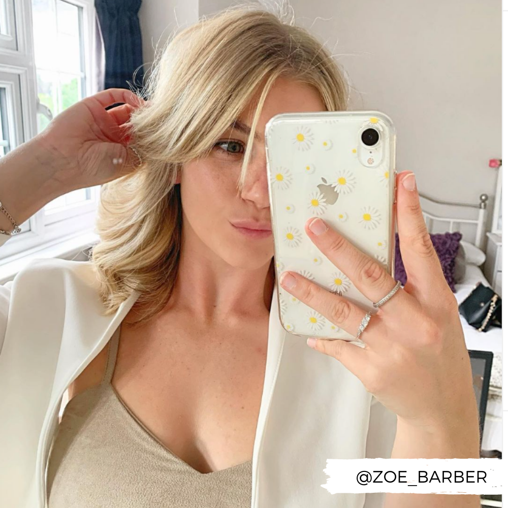 Şeffaf Telefon Kılıfı - Papatya