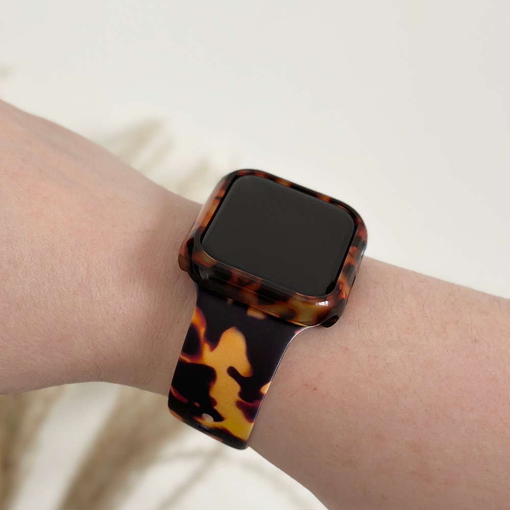 Apple Watch Kılıfı - Kaplumbağa Kabuğu Desenli