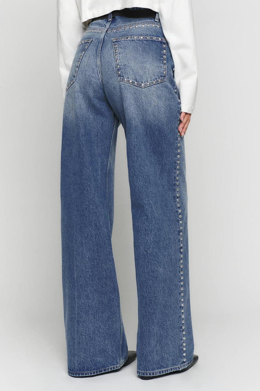 Cary High Rise slouchy Wide Leg Jeans
