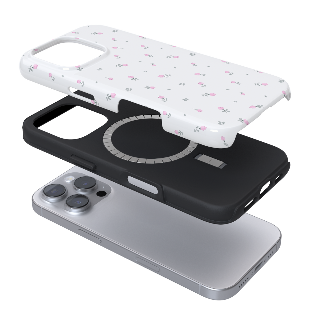Tough MagSafe® Phone Case - Ditsy Floral White