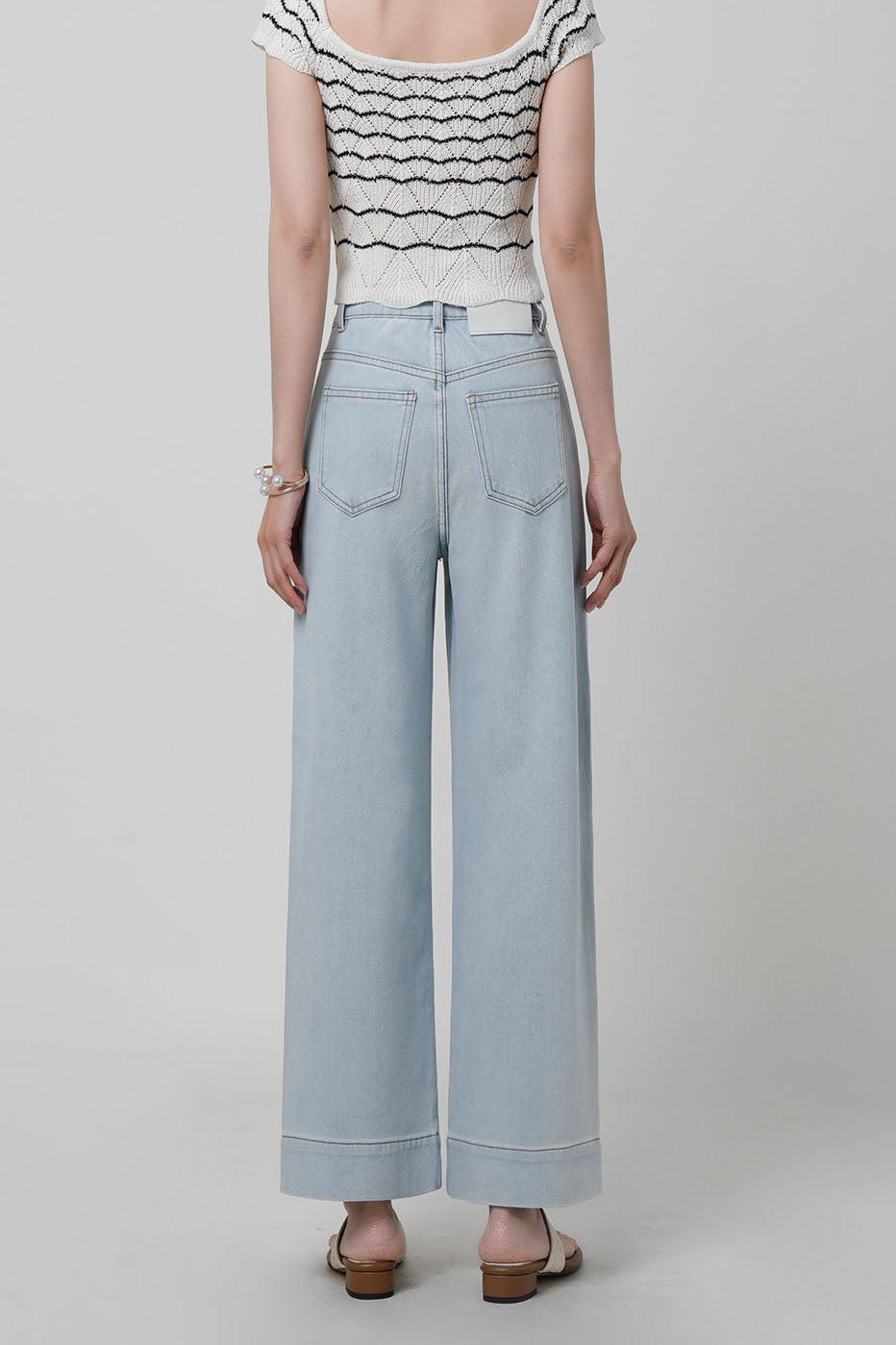 High-Waist Wide-Leg Jeans