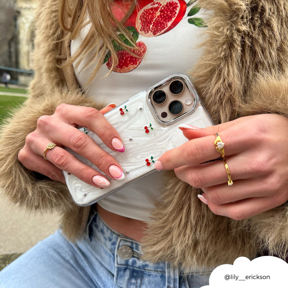 Cherry Pearl Phone Case