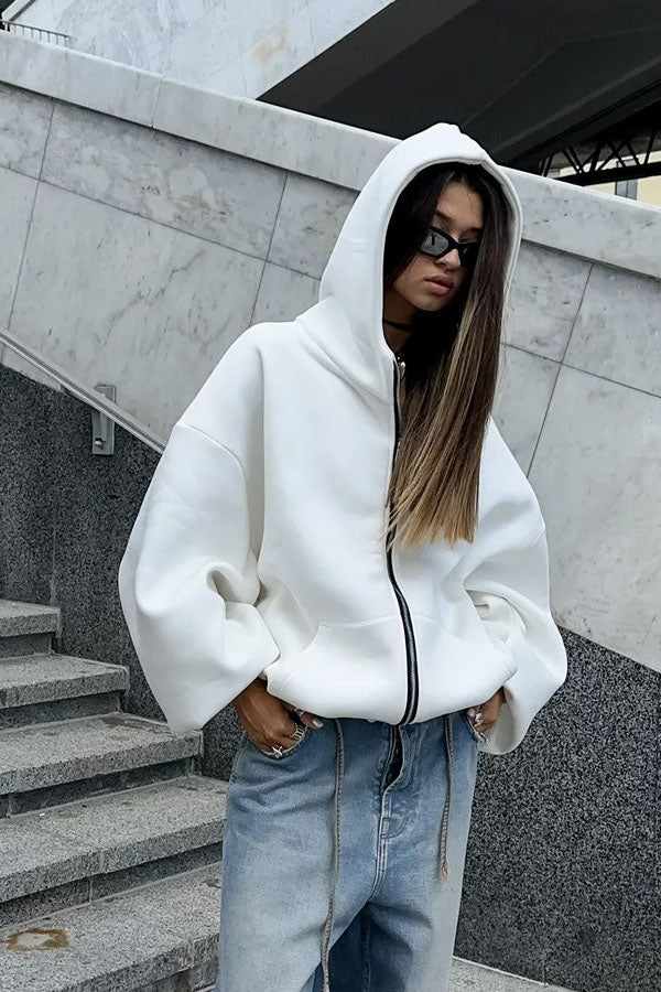 Angel Wings Print Hoodie