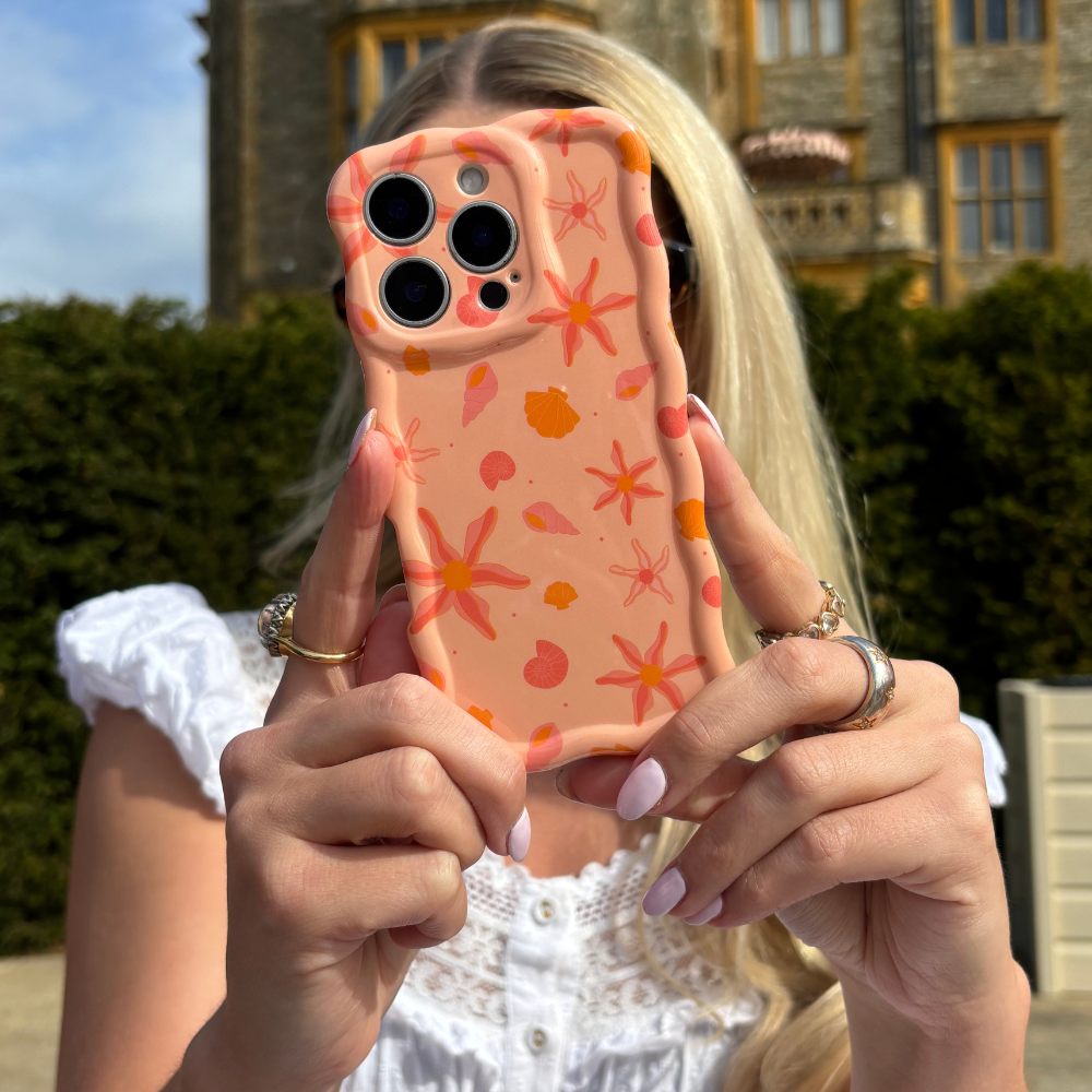 Wavy Phone Case - Peachy Beach