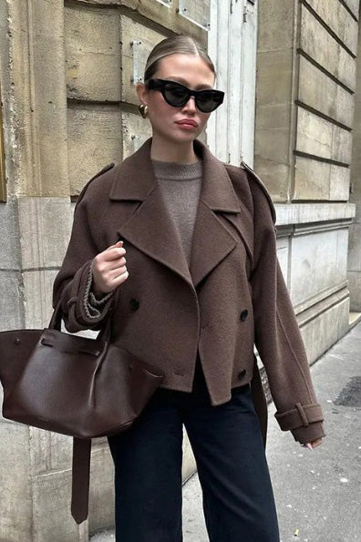 Classic Notch Lapel Wool Jacket