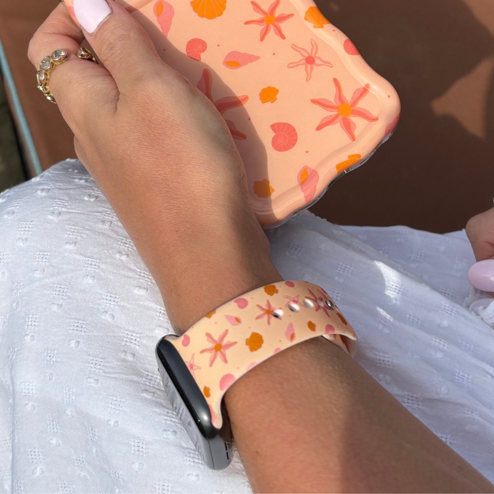 Şeftali Plajı Apple Watch Kayışı