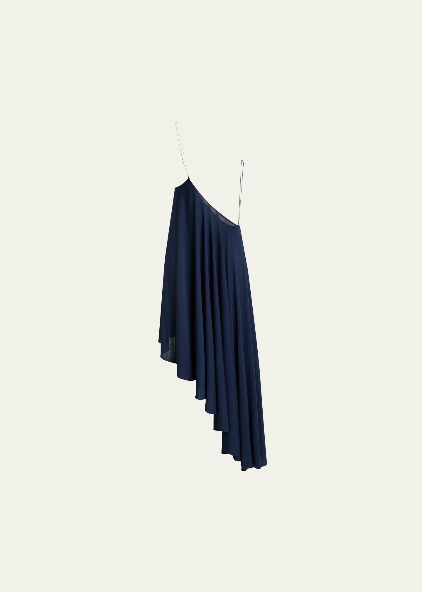 Asymmetric Chain Strap Full Length Skirt