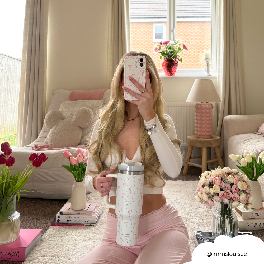 Stainless Steel Tumbler - Dainty Bows