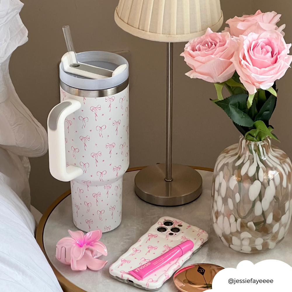 Stainless Steel Tumbler - Dainty Bows