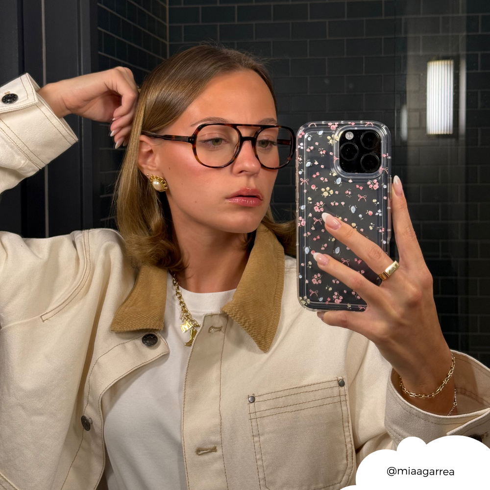 Şeffaf Telefon Kılıfı - Çiçek Açan Fiyonklar