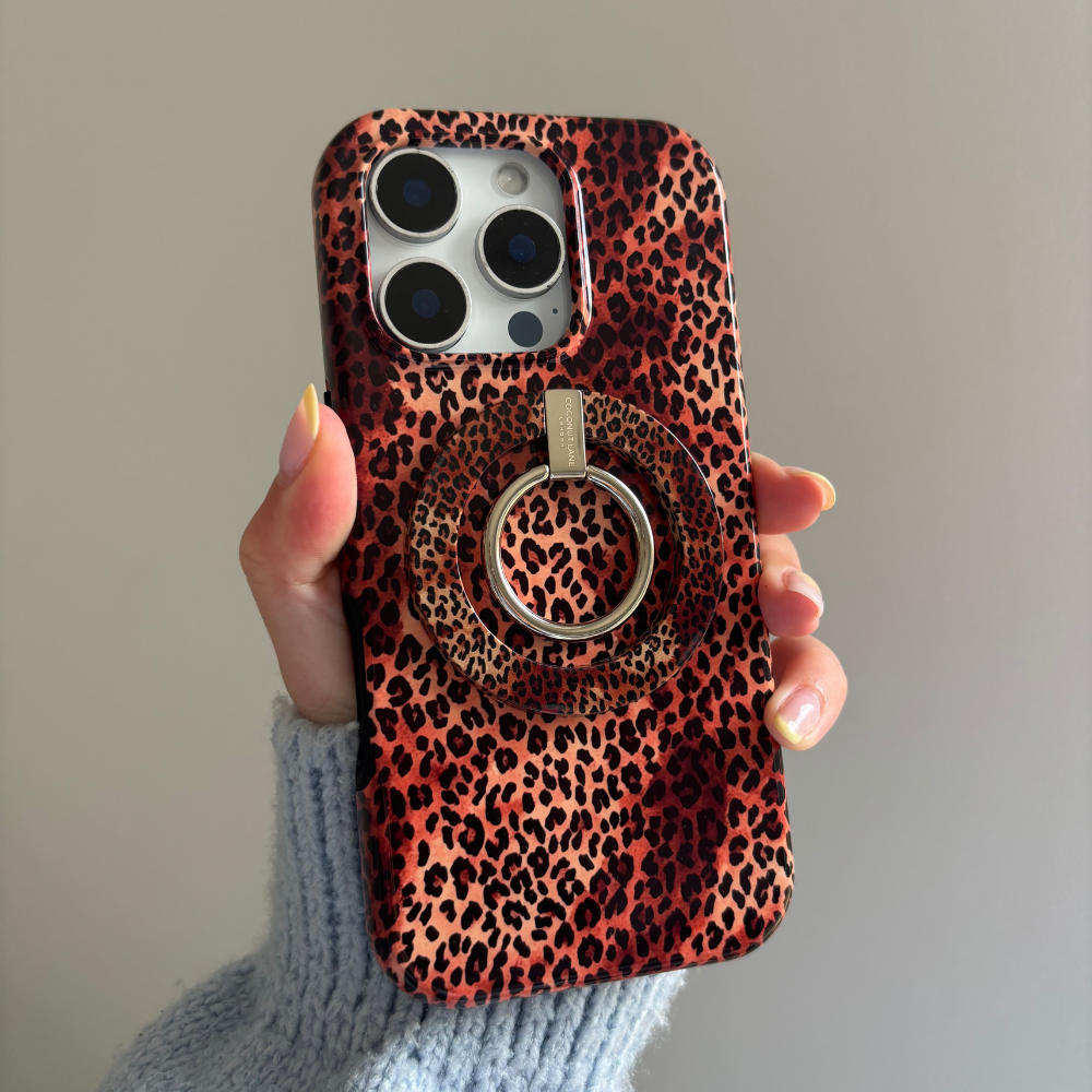 MAGSAFE® Telefon Yüzüğü - Leopar
