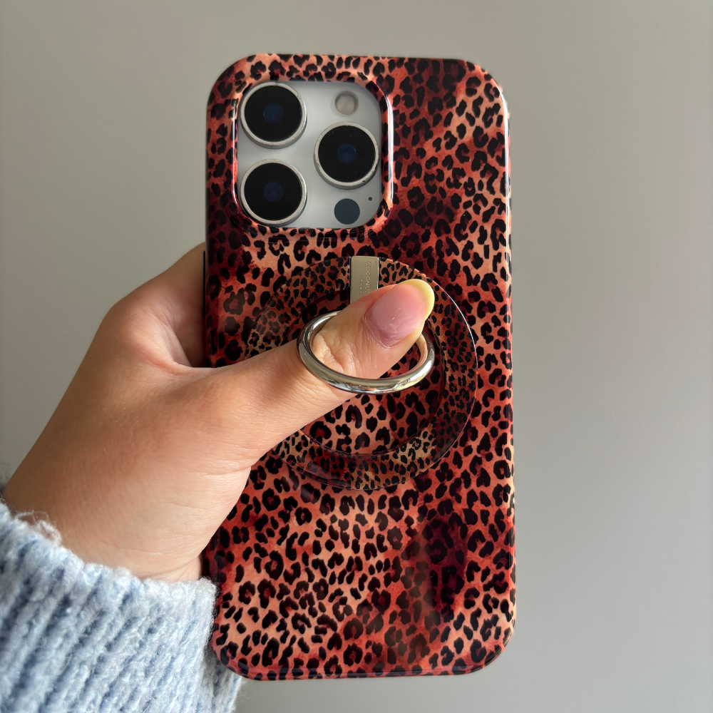 MAGSAFE® Telefon Yüzüğü - Leopar