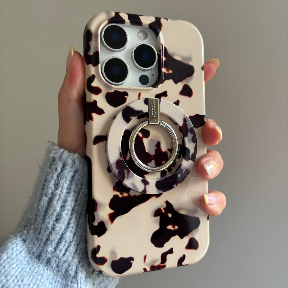 MAGSAFE® Telefon Yüzüğü - Fildişi Kaplumbağa Desenli