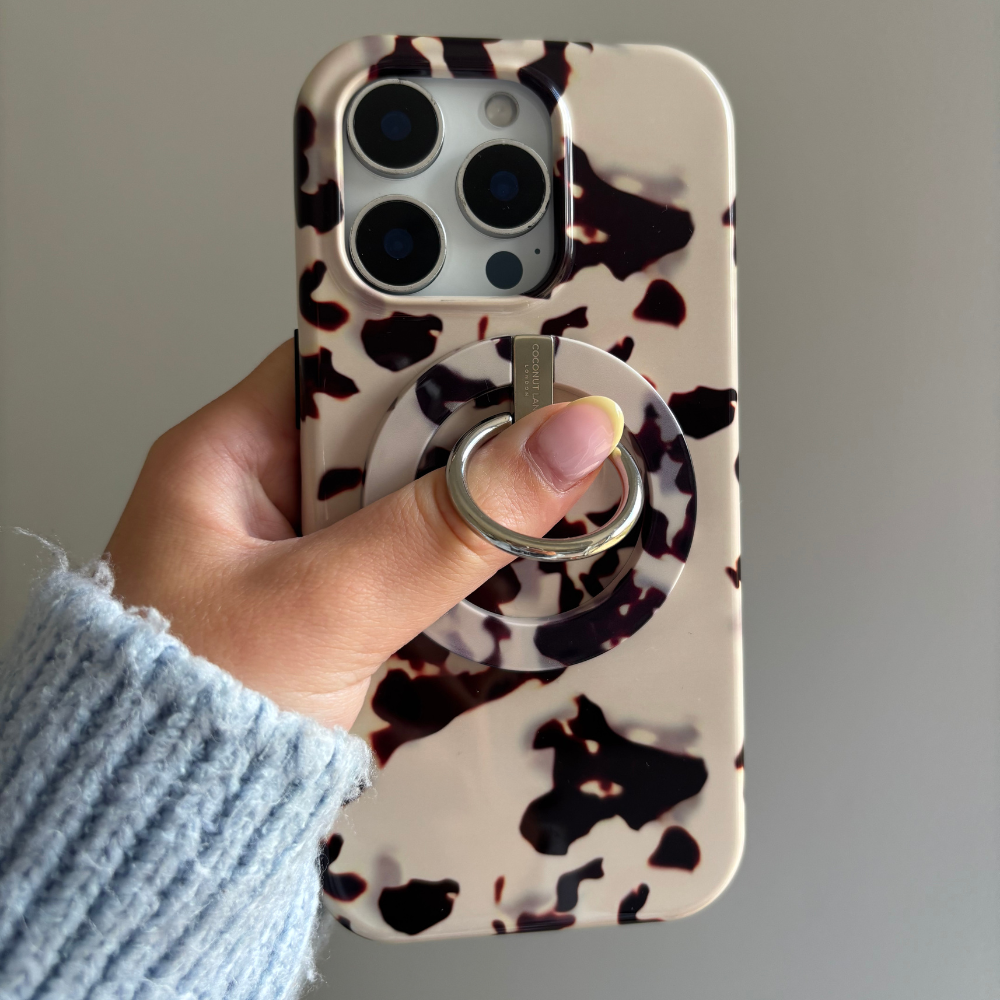 MAGSAFE® Telefon Yüzüğü - Fildişi Kaplumbağa Desenli