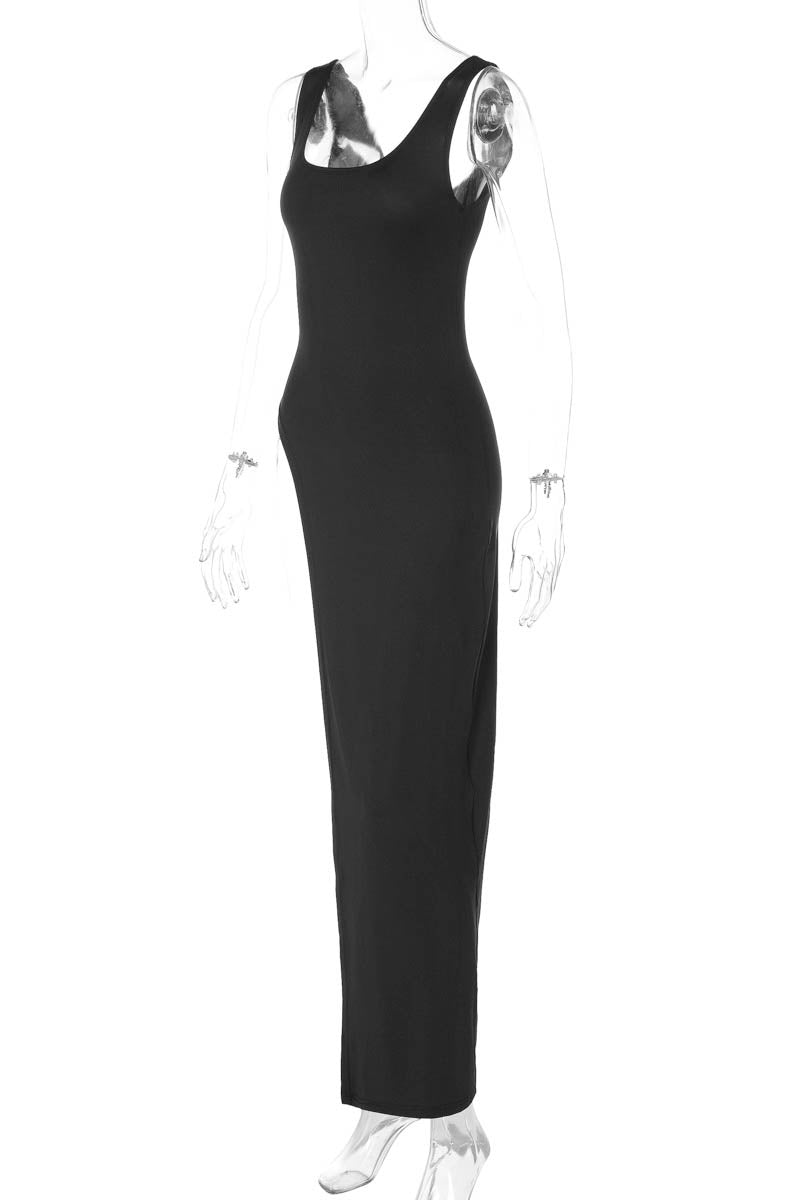 Urban Muse Slit Bodycon Dress
