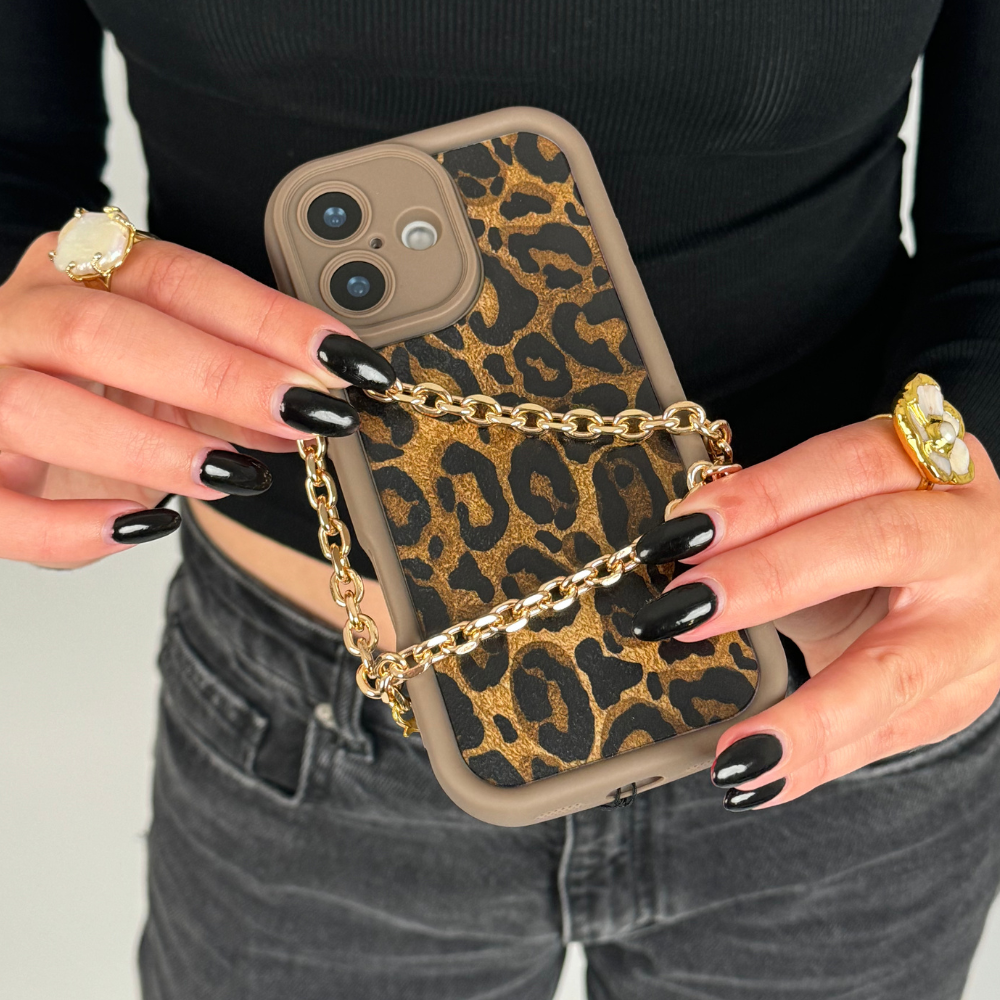 Telefon Askısı - Altın Zincir