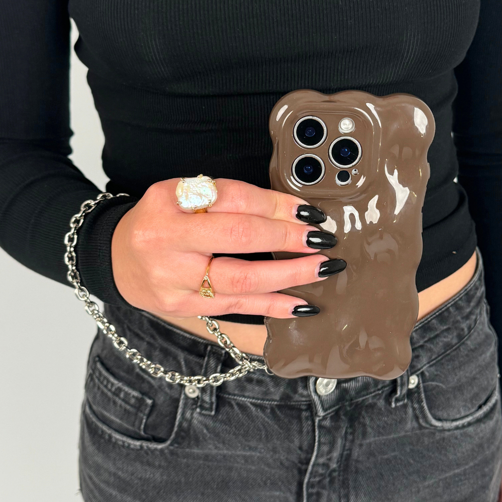 Telefon Askısı - Gümüş Zincir