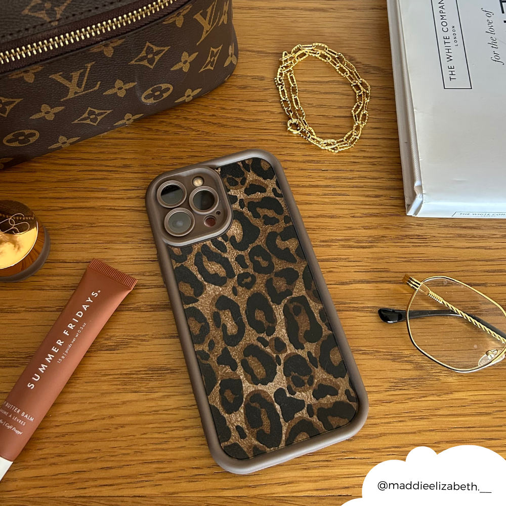 Mocha Leopard Phone Case