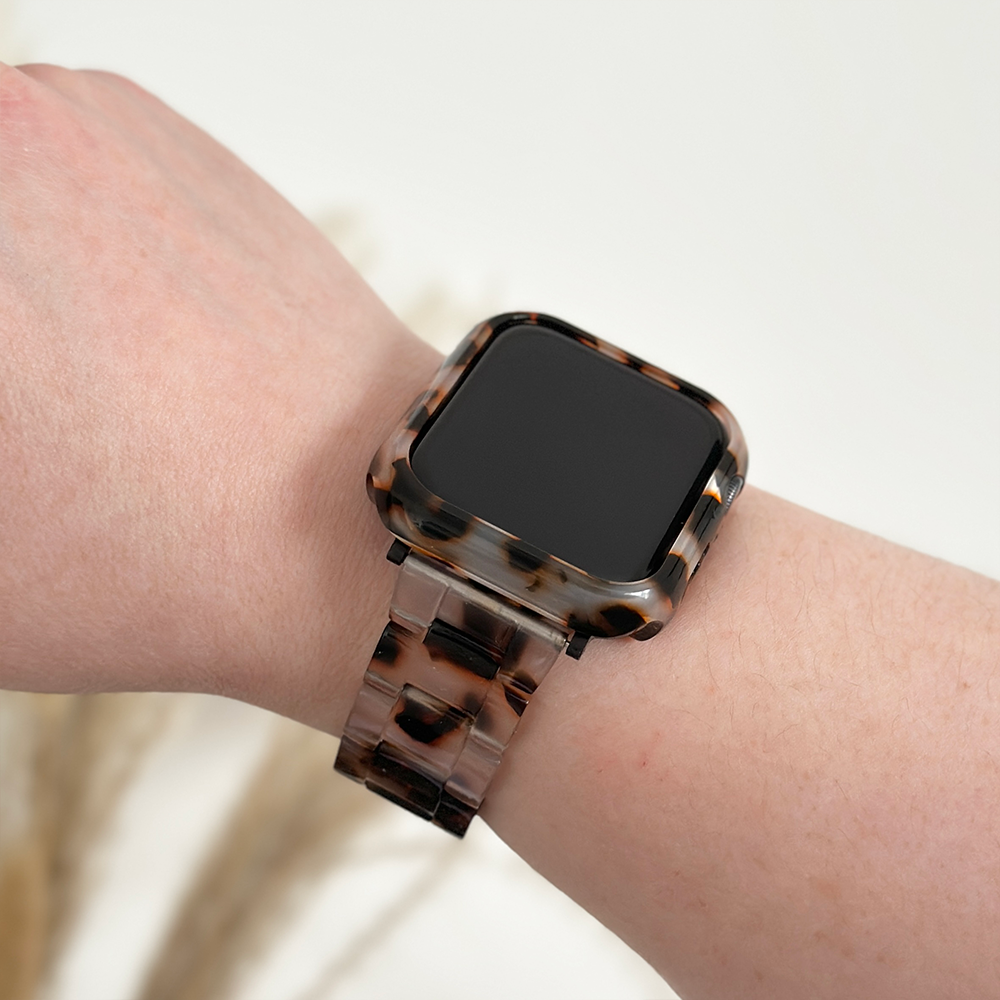 Apple Watch Kılıfı - Fildişi Kaplumbağa Desenli