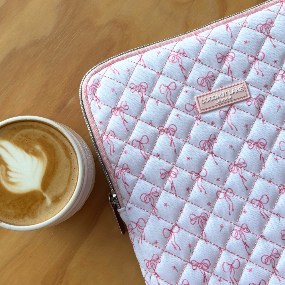 Quilted Dainty Bows iPad Sleeve