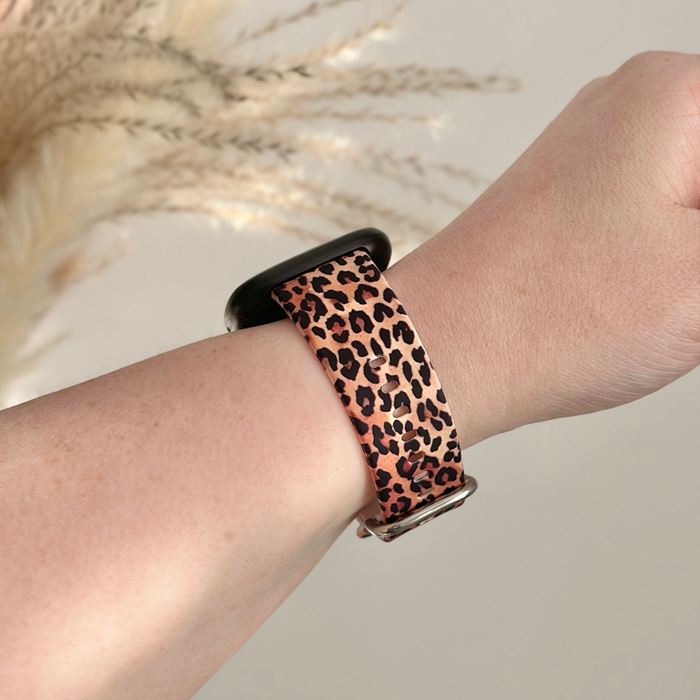 Fitbit Kayışı - Leopar Desenli