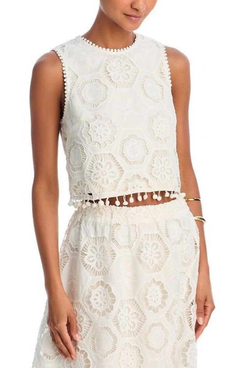 Square Crochet Tank Top & Maxi Skirt