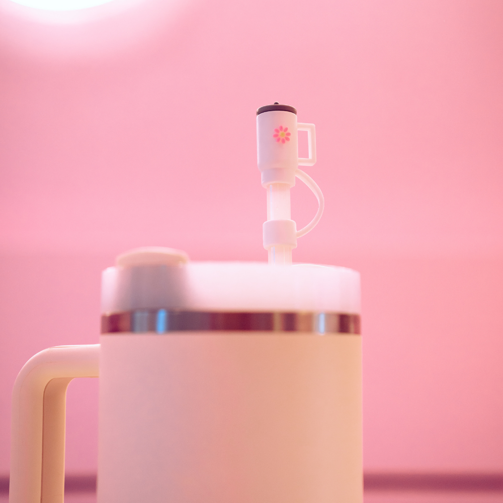 Mini Beyaz Bardak Pipet Kılıfı